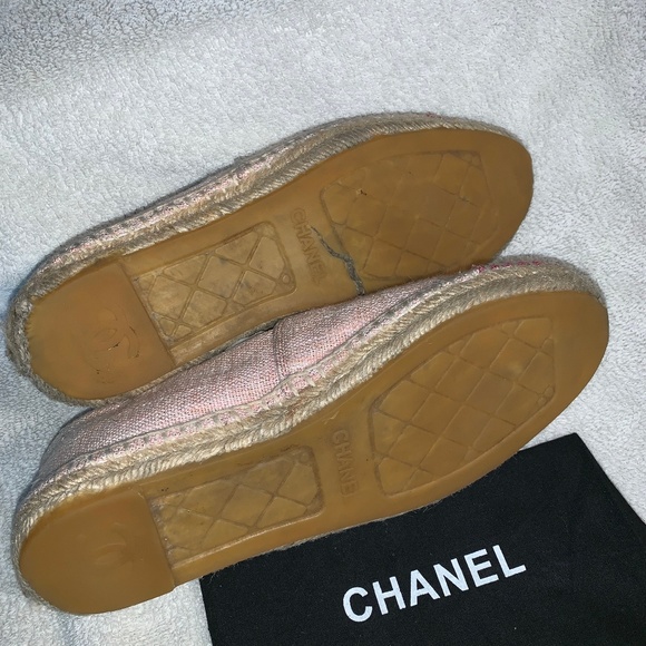 Pink Sequins Espadrilles 39 - Picture 7 of 7